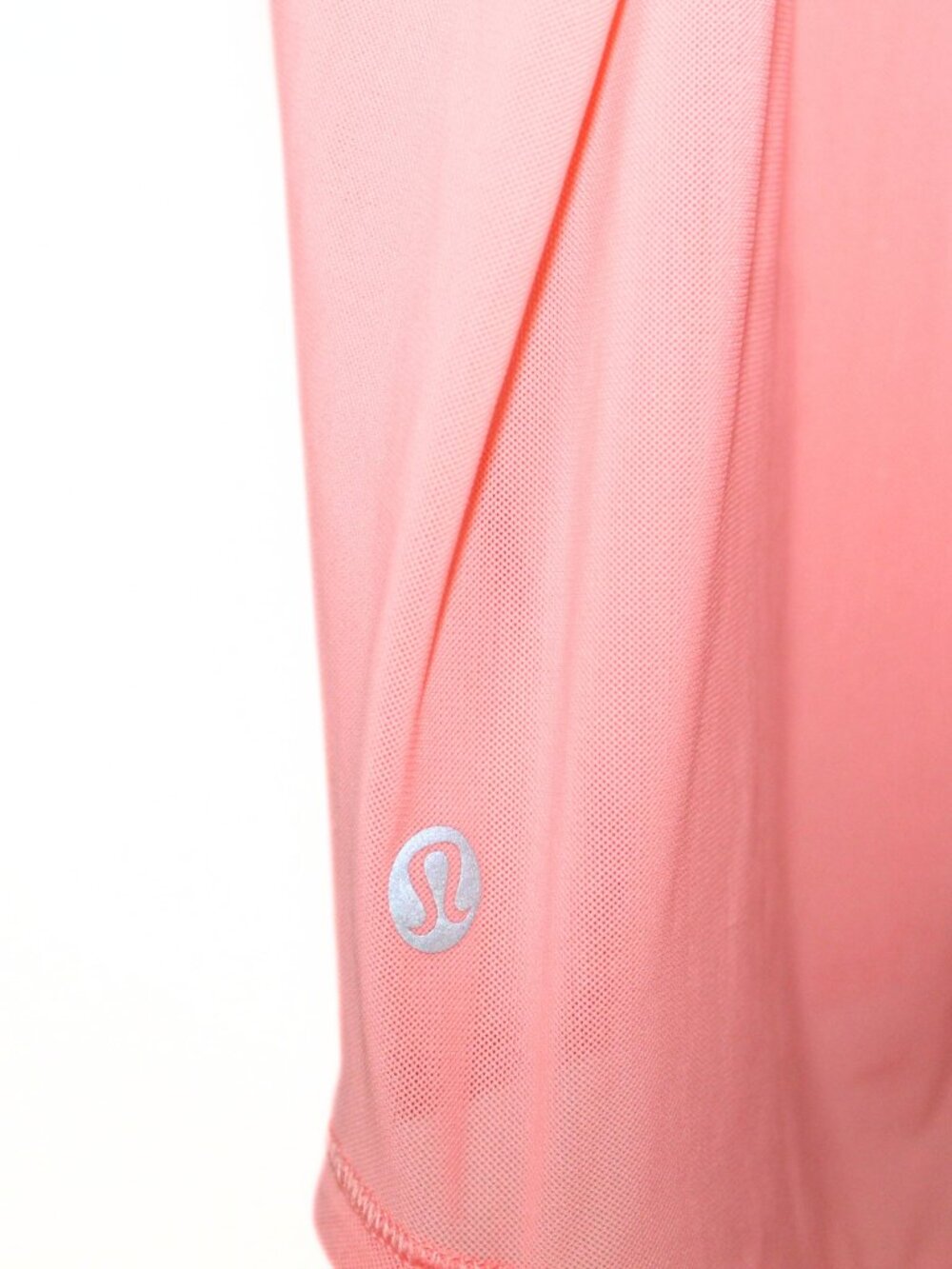 Lululemon women's tank top size 6 coral mesh Such a Cinch adjustable open back - Picture 9 of 9